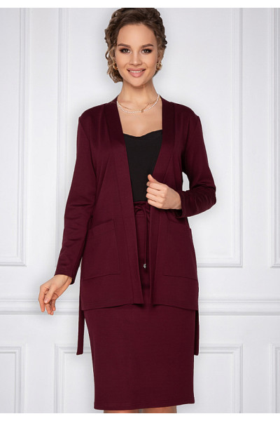 КАРДИГАН СКИНЬЯНО (БОРДО)