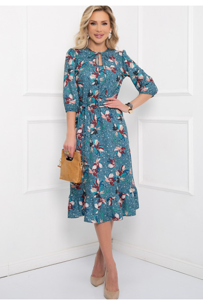 ПЛАТЬЕ КРОСАНИ (БИРЮЗА)