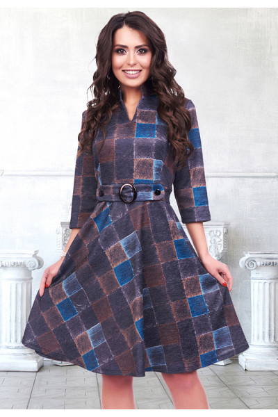 ПЛАТЬЕ МЕДИЧИ (БРАУН БЛУ)