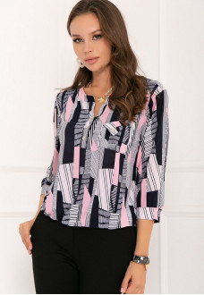 БЛУЗКА ФАБИО (БЛУ ПИНК)