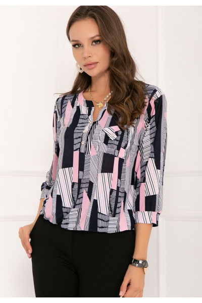 БЛУЗКА ФАБИО (БЛУ ПИНК)