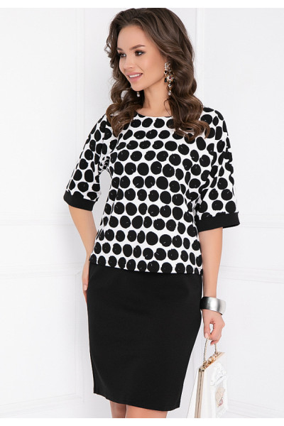 КОСТЮМ ЛАРИЯ (БЛЭК ВАЙТ) КОСТЮМ ЛАРИЯ (БЛЭК ВАЙТ)