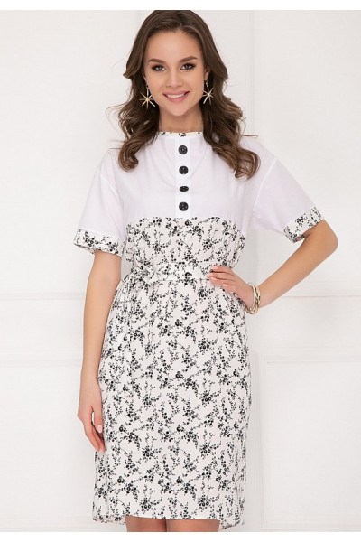 ПЛАТЬЕ ФОЛЬЯНО (ВАЙТ ФЛОВЕР)