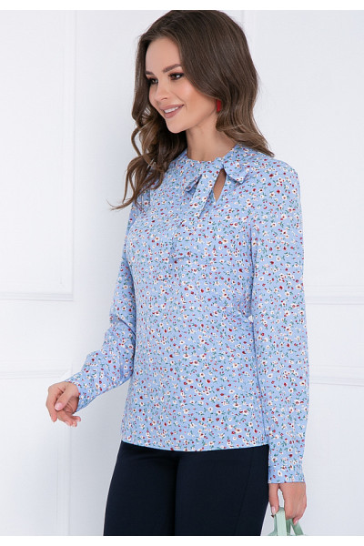 БЛУЗКА ЛАВАНТИНИ (БЛУ ФЛОВЕР) БЛУЗКА ЛАВАНТИНИ (БЛУ ФЛОВЕР)