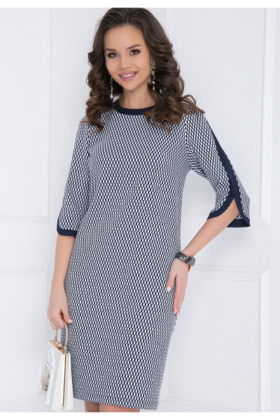 ПЛАТЬЕ ПЛАТИНИЯ (БЛУ ВАЙТ)