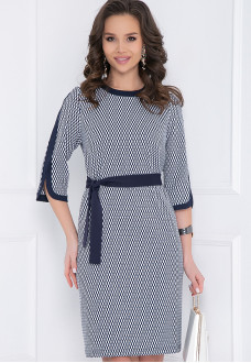 ПЛАТЬЕ ПЛАТИНИЯ (БЛУ ВАЙТ)