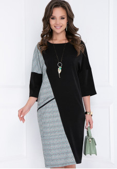 ПЛАТЬЕ ЛАТИЗАНА (БЛЭК ГРИН)