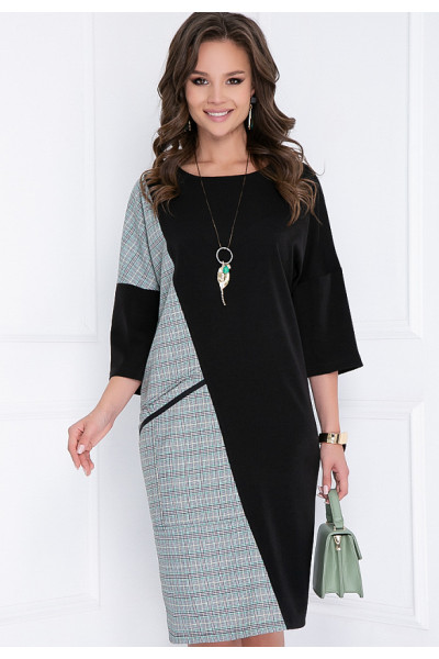 ПЛАТЬЕ ЛАТИЗАНА (БЛЭК ГРИН)