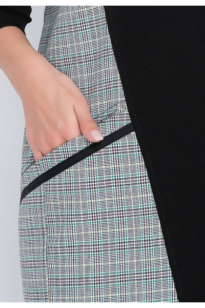 ПЛАТЬЕ ЛАТИЗАНА (БЛЭК ГРИН)