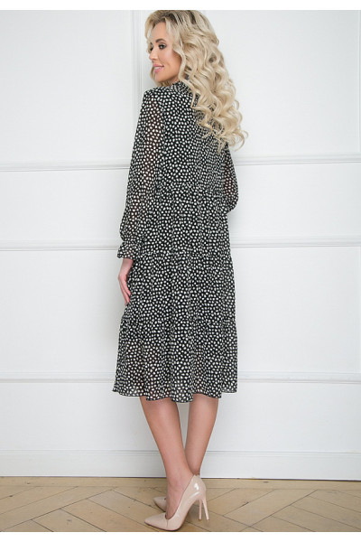 ПЛАТЬЕ ЛЕВЕРАНО (БЛЭК ВАЙТ)