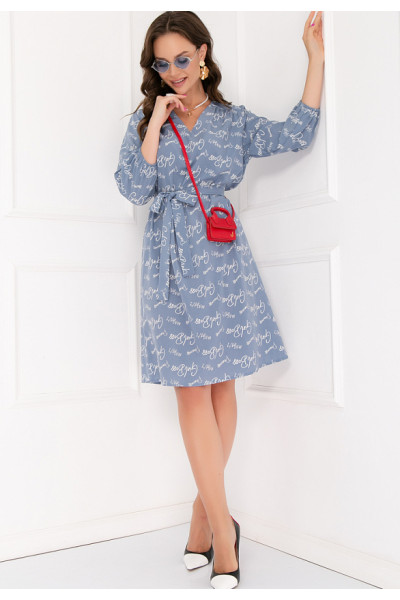 ПЛАТЬЕ МАЙССАНА (ВАЙТ БЛУ)