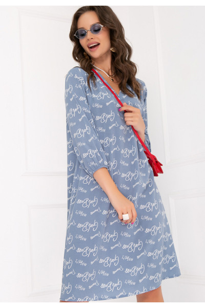 ПЛАТЬЕ МАЙССАНА (ВАЙТ БЛУ)