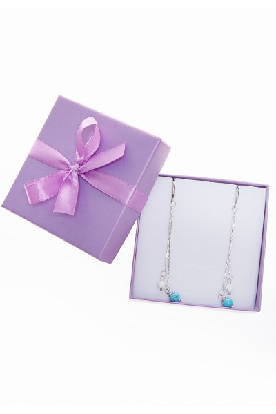 СЕРЬГИ РАЙМА (БИРЮЗА)