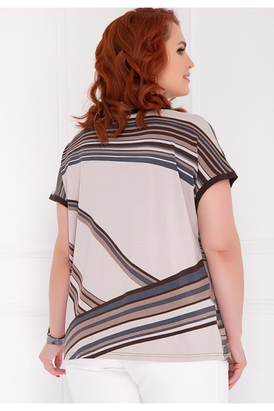 БЛУЗКА МАЙРИЧЕ (БРАУН)