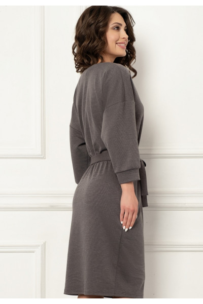 ПЛАТЬЕ ЛАМОРЕ (ГРАФИТ)