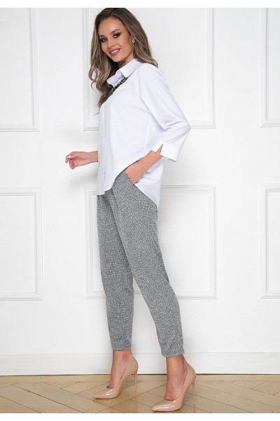 БРЮКИ АЛЬТЕРО (БЛЭК ВАЙТ)