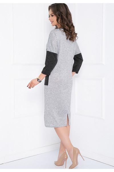 ПЛАТЬЕ МОНКЬЕРИ (ЛАЙТ ГРЕЙ)