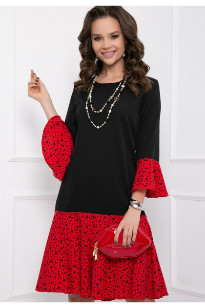 ПЛАТЬЕ ФОРКОЛИ (БЛЭК РЭД)