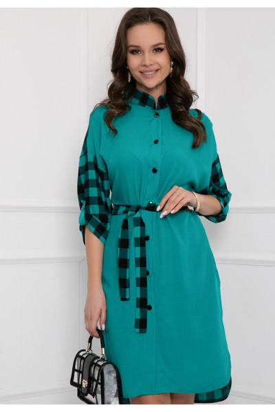 ПЛАТЬЕ ИНСЕЛКА (БИРЮЗА) ПЛАТЬЕ ИНСЕЛКА (БИРЮЗА)