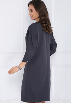 ПЛАТЬЕ КАМЕРАНО (ГРАФИТ)