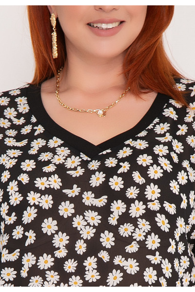 БЛУЗКА ВЕЛЭСКО (БЛЭК) БЛУЗКА ВЕЛЭСКО (БЛЭК)