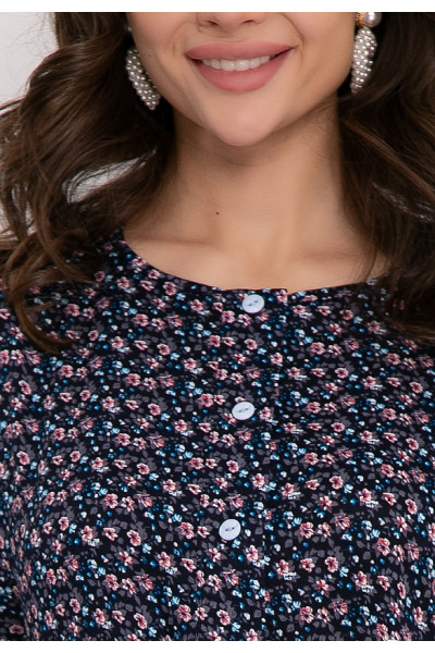 ПЛАТЬЕ МАРИЛЬЯНО (БЛУ ФЛОВЕРС)