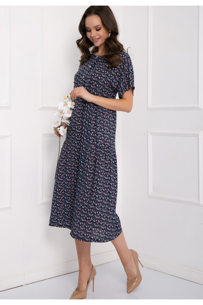 ПЛАТЬЕ МАРИЛЬЯНО (БЛУ ФЛОВЕРС)