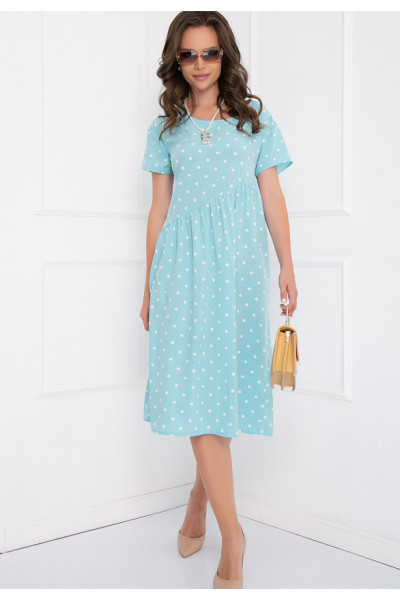 ПЛАТЬЕ ЛУГАНО (БИРЮЗА)