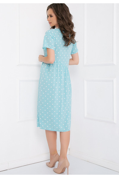 ПЛАТЬЕ ЛУГАНО (БИРЮЗА)