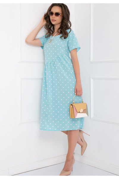 ПЛАТЬЕ ЛУГАНО (БИРЮЗА)