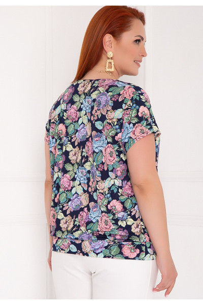 БЛУЗКА ТИНЗЕРО (ДАРК БЛУ) БЛУЗКА ТИНЗЕРО (ДАРК БЛУ)