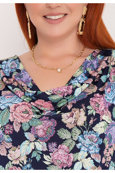 БЛУЗКА ТИНЗЕРО (ДАРК БЛУ) БЛУЗКА ТИНЗЕРО (ДАРК БЛУ)