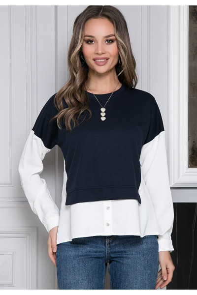 ДЖЕМПЕР ОДИО (БЛУ ВАЙТ)