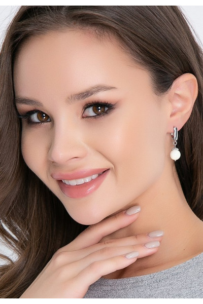 СЕРЬГИ ФОНСИ (СИЛВЕР)