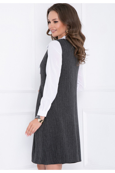 ПЛАТЬЕ РАФФЛИ (ГРЭЙ) ПЛАТЬЕ РАФФЛИ (ГРЭЙ)