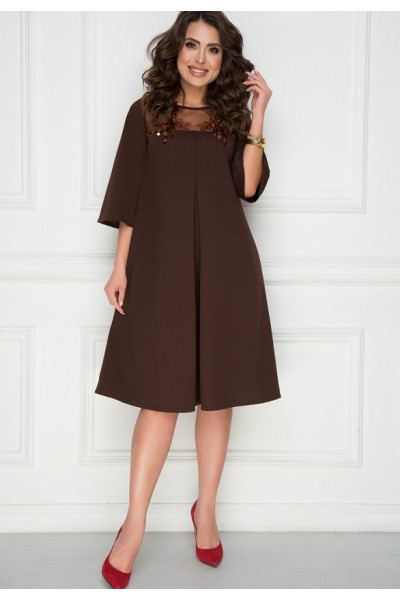 ПЛАТЬЕ КАТАРИНА (БРАУН)