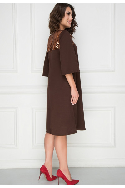 ПЛАТЬЕ КАТАРИНА (БРАУН)
