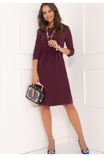 ПЛАТЬЕ МИНОЛЬ (АМАРАНТ)