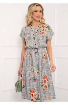 ПЛАТЬЕ ЛИЛИАНА (БЛЭК ВАЙТ)