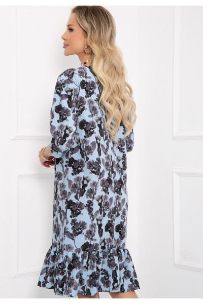 ПЛАТЬЕ МАССАНИ (БЛУ ФЛОВЕРС) ПЛАТЬЕ МАССАНИ (БЛУ ФЛОВЕРС)