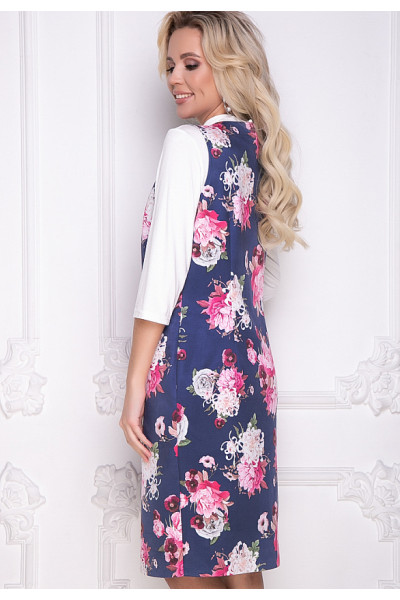 ПЛАТЬЕ АУРИ (БЛУ ФЛОВЕРС)