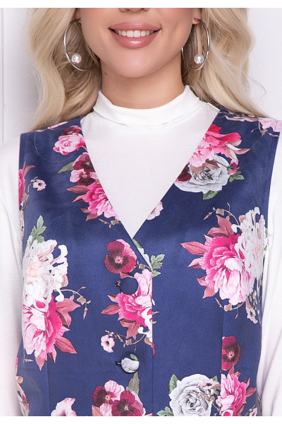 ПЛАТЬЕ АУРИ (БЛУ ФЛОВЕРС)