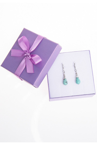 СЕРЬГИ ГАВОИ (БИРЮЗА) СЕРЬГИ ГАВОИ (БИРЮЗА)