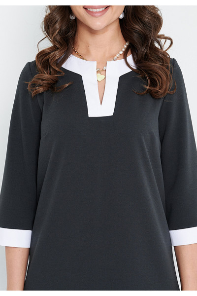 ПЛАТЬЕ ФЬЮЗОЛИ (ГРАФИТ) ПЛАТЬЕ ФЬЮЗОЛИ (ГРАФИТ)