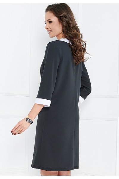 ПЛАТЬЕ ФЬЮЗОЛИ (ГРАФИТ) ПЛАТЬЕ ФЬЮЗОЛИ (ГРАФИТ)