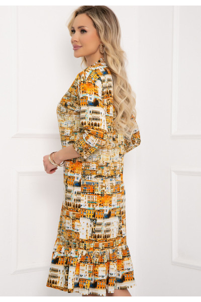 ПЛАТЬЕ МАССАНИ (ОРАНЖ)