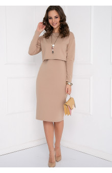 ПЛАТЬЕ МОНТЕЗЕ (БЕЙЖ)