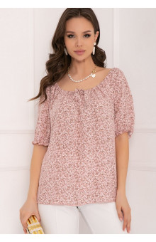 БЛУЗКА БАРБЬЯНО (ПИНК ФЛОВЕРС)